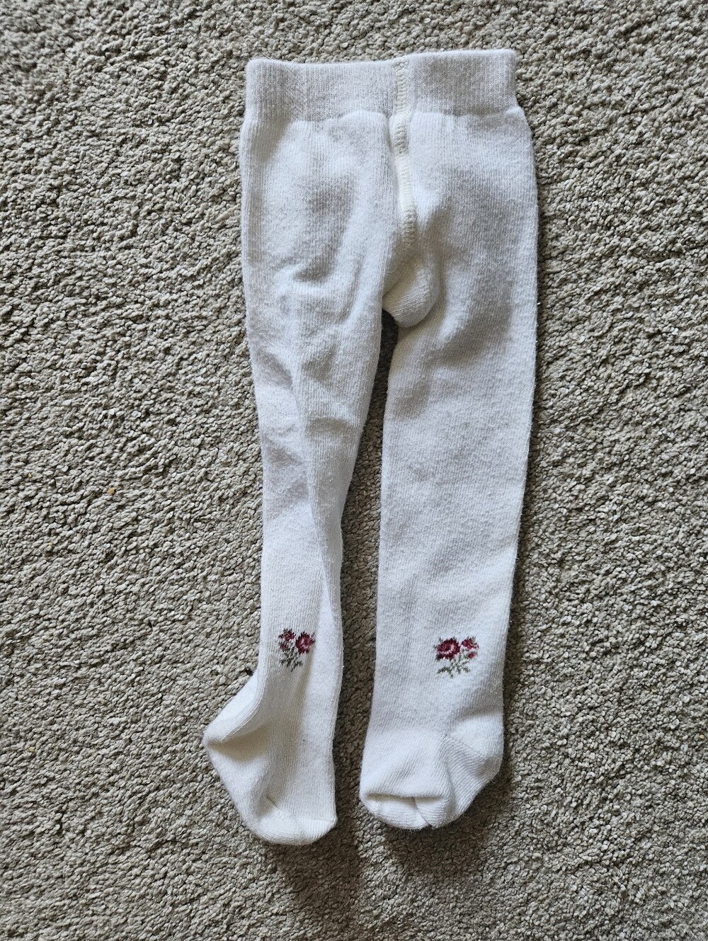 Janie and Jack Tights, 0-3 Month, Cream